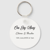 リハーサルディナー 前夜の名前 キーホルダー (裏面)