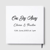 リハーサルディナー 前夜の名前 ゲストブック (裏面)