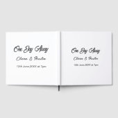 リハーサルディナー 前夜の名前 ゲストブック (全面)