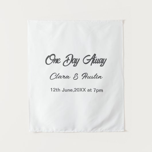 リハーサルディナー 前夜の名前 タペストリー (正面)