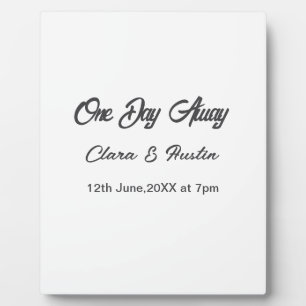 リハーサルディナー 前夜の名前 フォトプラーク