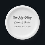 リハーサルディナー 前夜の名前 ペーパープレート<br><div class="desc">デザイン</div>