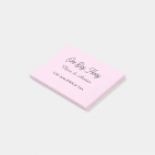 リハーサルディナー 前夜の名前 ポストイット (アングル)