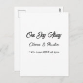 リハーサルディナー 前夜の名前 ポストカード (正面/裏面)