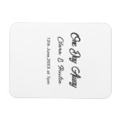 リハーサルディナー 前夜の名前 マグネット (横)