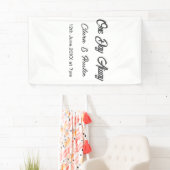 リハーサルディナー 前夜の名前 横断幕 (インサイチュ)