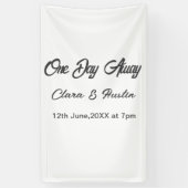 リハーサルディナー 前夜の名前 横断幕 (縦)