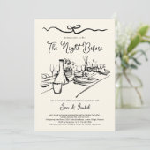 リハーサルディナー、前夜招待状 招待状 (スタンド正面)