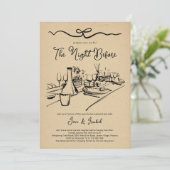 リハーサルディナー 前夜 招待状 (スタンド正面)