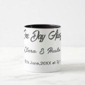 リハーサルディナー 前日の夜 名前 コーヒーマグカップ (中央)