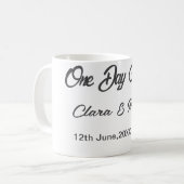 リハーサルディナー 前日の夜 名前 コーヒーマグカップ (正面左)