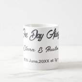 リハーサルディナー 前日の夜 名前 コーヒーマグカップ (中央)