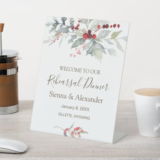 リハーサルディナー 台座サイン (インサイチュ)