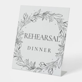 リハーサルディナー 台座サイン