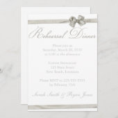 リハーサルディナー 招待状 (正面/裏面)