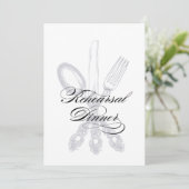 リハーサルディナー 招待状 (スタンド正面)