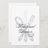 リハーサルディナー 招待状 (正面/裏面)