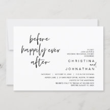 リハーサルディナー 招待状, ハッピーエンドの前に