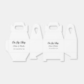 リハーサルディナー　１日後　名前の日だ フェイバーボックス (折り畳みなし)