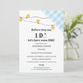 リハーサルディナー BBQ Rustic I Do 招待状 (スタンド正面)