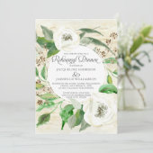 リハーサルディナーBOHOユーカリプタスシーズウッドリース 招待状 (スタンド正面)