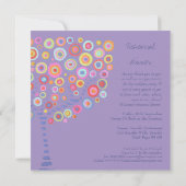 リハーサルディ結婚ナーズサークルツリー招待状 招待状 (裏面)