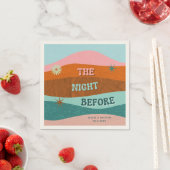 リハーサルパーソナライズされたディナー前の夜 スタンダードカクテルナプキン (インサイチュ)