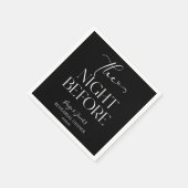 リハーサルミニマルディナ結婚ーの前の夜 スタンダードカクテルナプキン (角)