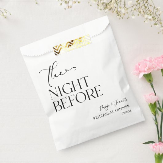 リハーサルミニマルディナ結婚ーの前の夜 フェイバーバッグ (封をした状態)