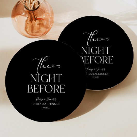 リハーサルミニマルディナ結婚ーの前の夜 ペーパープレート