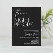 リハーサルミニマルディナ結婚ーの前の夜 招待状 (スタンド正面)