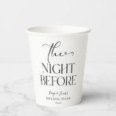 リハーサルミニマルディナ結婚ーの前の夜 紙コップ (裏面)