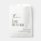 リハーサルミニマル結婚昼食会の前日 フェイバーバッグ (正面)