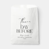 リハーサルミニマル結婚昼食会の前日 フェイバーバッグ (正面)