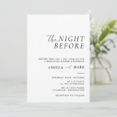 リハーサルモダンディナ結婚ーの前の夜 招待状 (スタンド正面)