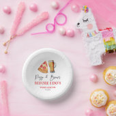 リハーサル前のピザとブリュース ペーパーボウル (パーティー)