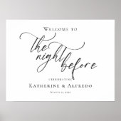 リハーサル前の夜のエレガント歓迎 ポスター (正面)