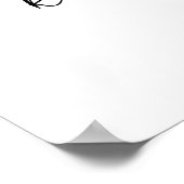 リハーサル前の夜のディナーウェルカムサイン ポスター (角)