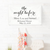 リハーサル前の夜のパーティーバナー 横断幕 (インサイチュ)