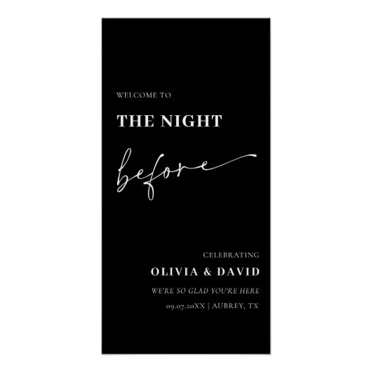 リハーサル前の夜のポスター ポスター (正面)