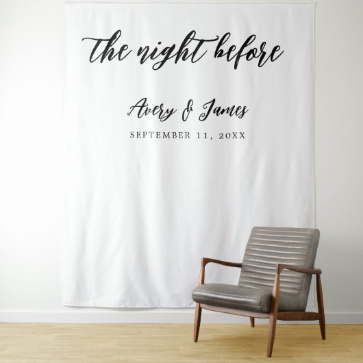 リハーサル前の夜の写真ブース背景 タペストリー (インサイチュ)