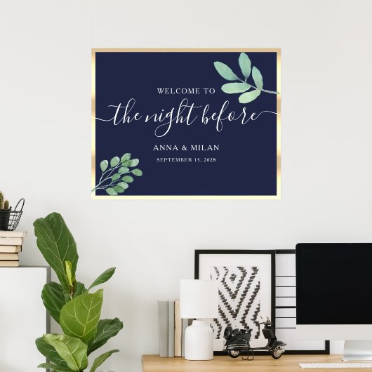 リハーサル前の夜の夕食へようこそ ポスター (ホームオフィス)