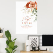 リハーサル前の夜の夕食へようこそ ポスター (ホームオフィス)