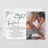 リハーサル前の夜の夕食写真 招待状 (正面)