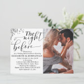 リハーサル前の夜の夕食写真 招待状 (スタンド正面)