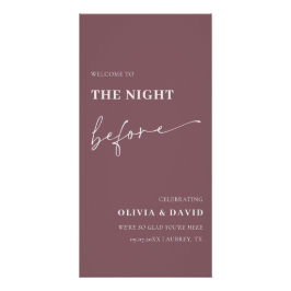 リハーサル前の夜の紫のポスター ポスター