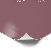 リハーサル前の夜の紫のポスター ポスター (コーナー)