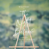 リハーサル前の夜の透明サイン アクリルサイン (ニュートラル)