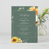 リハーサル前の夜ひまわり緑 招待状 (スタンド正面)