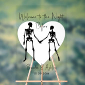 リハーサル前の夜へようこそ白 アクリルサイン (ニュートラル)